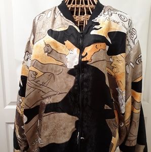 No label Jacket. French themed with word Diva